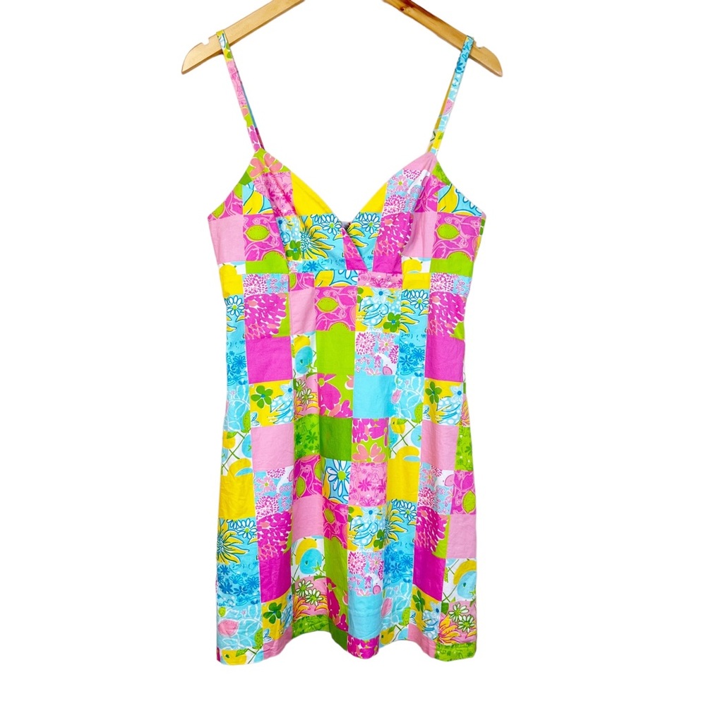 Vintage Lilly Pulitzer Patchwork Dress Size 4